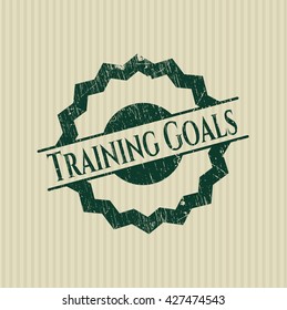 Training Goals rubber texture