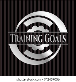 Training Goals silver badge or emblem