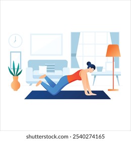 training home concept design vector