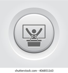 Training Icon. Business Concept