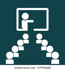 Training Icon. Business Concept. Flat Design.