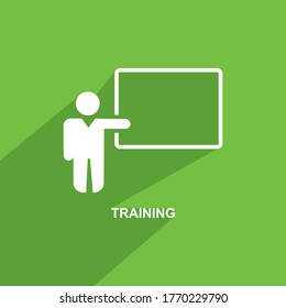 icono de entrenamiento, vector de icono de negocio
