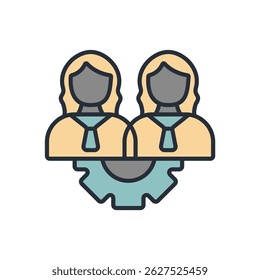 training icon collection .design style with background