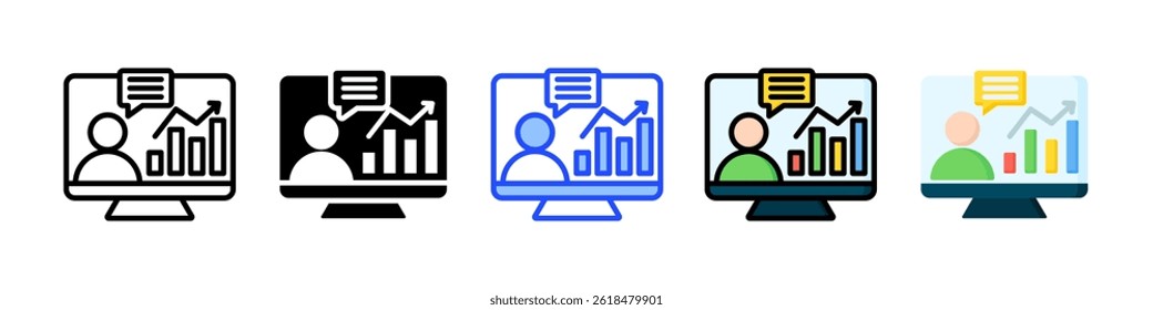 Training Icon Collection With Multiple Styles