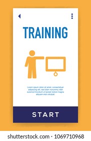 Training Icon Concept