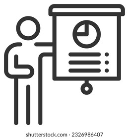 training icon Design Simple Set For Using In Website Graphics Report Logo Infographics, Best Quality Outline Symbol Collection Icon Vector Illustration
