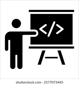 It Training Icon Element For Design