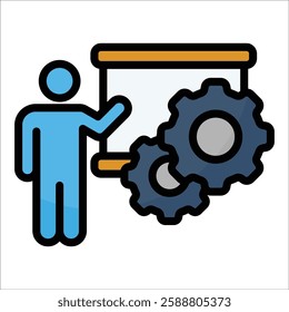 Training Icon Element For Design