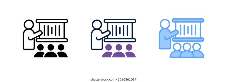 Training Icon Element For Design And Vector