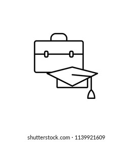 training icon. Element of sturt up icon for mobile concept and web apps. Thin line training icon can be used for web and mobile