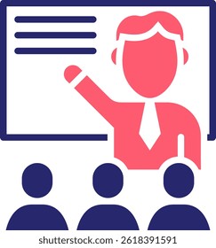 Training Icon Fill Vector Illustration