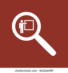 Training    icon. Flat design.