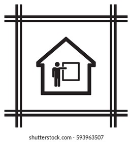 Training  icon. Flat design.