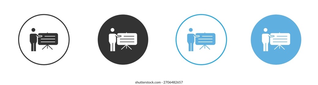 Training icon. Graphic icon design template