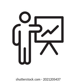 gráfico vectorial de ilustración de icono de entrenamiento