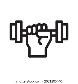 gráfico vectorial de ilustración de icono de entrenamiento