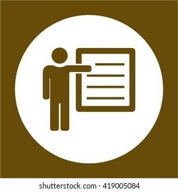 Training   icon,  isolated. Flat  design.