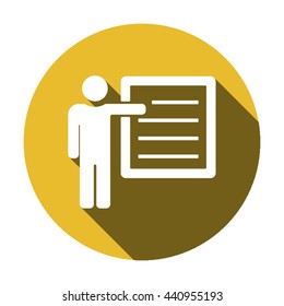 Training   icon,  isolated. Flat  design.