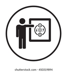 Training    icon,  isolated. Flat  design.