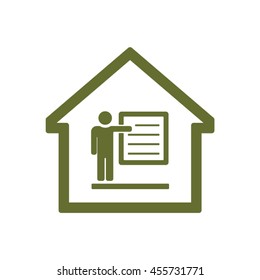 Training    icon,  isolated. Flat  design.