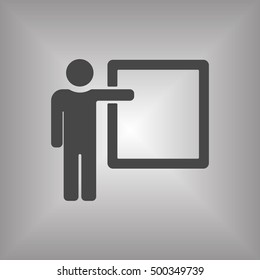 Training    icon,  isolated. Flat  design.