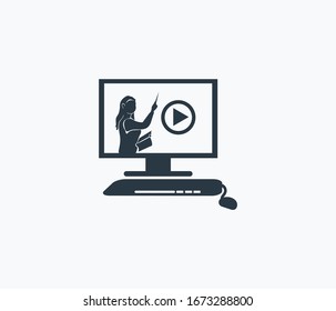 Icono de entrenamiento aislado en fondo limpio. Icono de dibujo de concepto de formación en estilo moderno. Ilustración vectorial para el diseño de la interfaz de usuario de la aplicación del logotipo móvil web.
