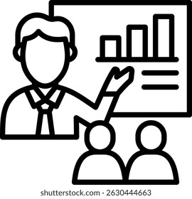 Training Icon Line Vector Illustration