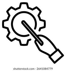 Training Icon Line Vector Illustration