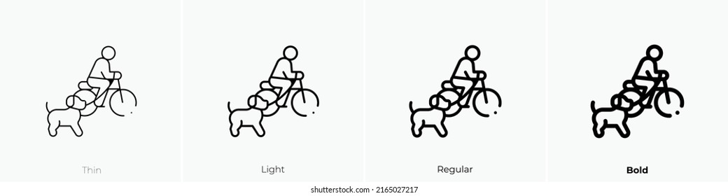 icono de entrenamiento. Signo de estilo lineal aislado en fondo blanco. Ilustración vectorial.