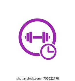 training icon on white