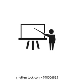 Training icon on white background