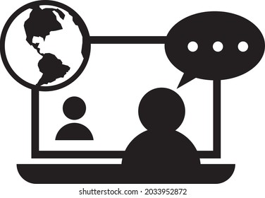 Training icon. Online Training symbol design from eLearning collection. Can be used in web and mobile.