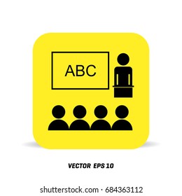 Training icon. School Icon
