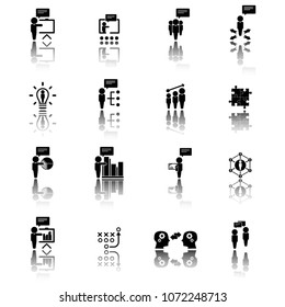 Training icon set