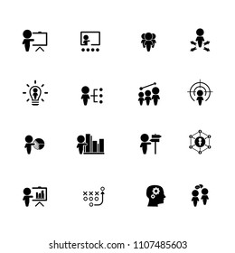 Training icon set