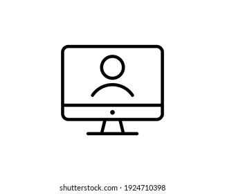 Training icon. Simple element illustration. Online Training symbol design from eLearning collection. Can be used in web and mobile