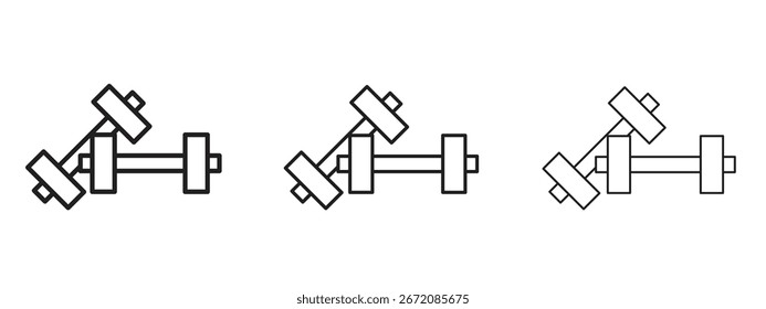 Icono de entrenamiento. Ilustración de elemento simple. Puede ser utilizado para el Web y el móvil.