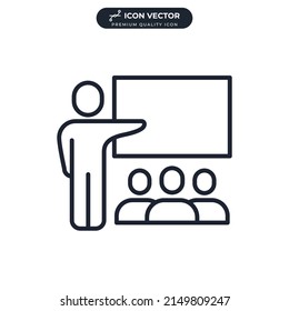plantilla de símbolo de icono de entrenamiento para ilustración de logotipo de colección de diseño gráfico y web