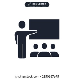 Symbol-Vorlage für Bildungs- und Webdesign-Kollektion, Vektorgrafik