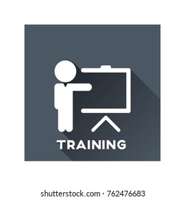 Training icon vector