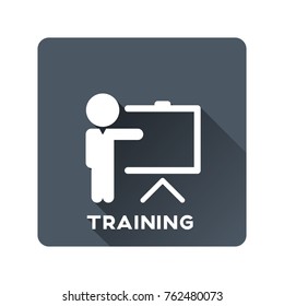 Training icon vector