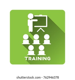 Training icon vector