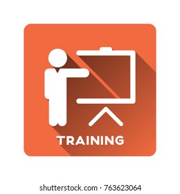 Training icon vector