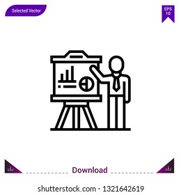 training icon vector . Best modern, simple, isolated, application ,teamwork icons, logo, flat icon for website design or mobile applications, UI / UX design vector format