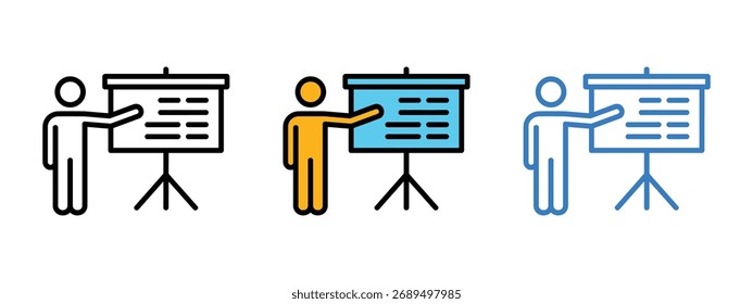 Training icon vector. business concepts and education materials symbol. vector illustration.