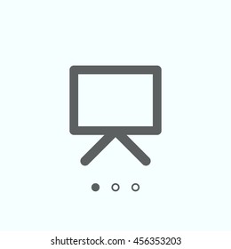 Training Icon, vector, icon flat