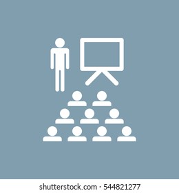 Training Icon Vector flat design style