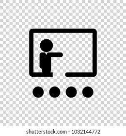 Training icon. Vector illustration.