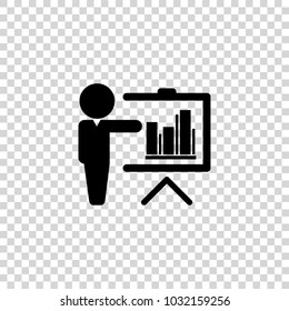 
Training icon. Vector illustration.