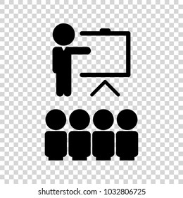 Training icon. Vector illustration.